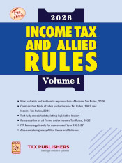 Income Tax And Allied Rules, 2026